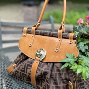 Fendi Zucca Magic Tote Bag, Brown